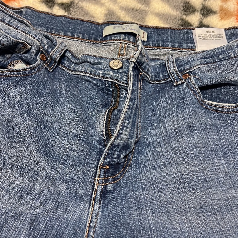 Levi 515 boot cut jeans size 12S EUC - Picture 3 of 10